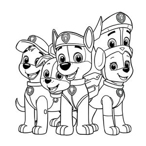 Kolorowanka: Psi Patrol