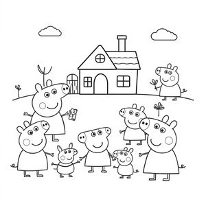 Peppa Pig: Zabawa w Kolorowanie