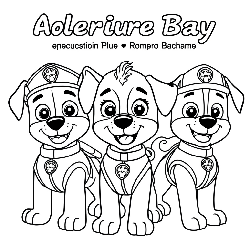 Psi Patrol - Kolorowanka pełna przygód!