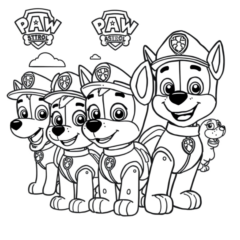 PAW Patrol Pups: Rescue Mission Coloring