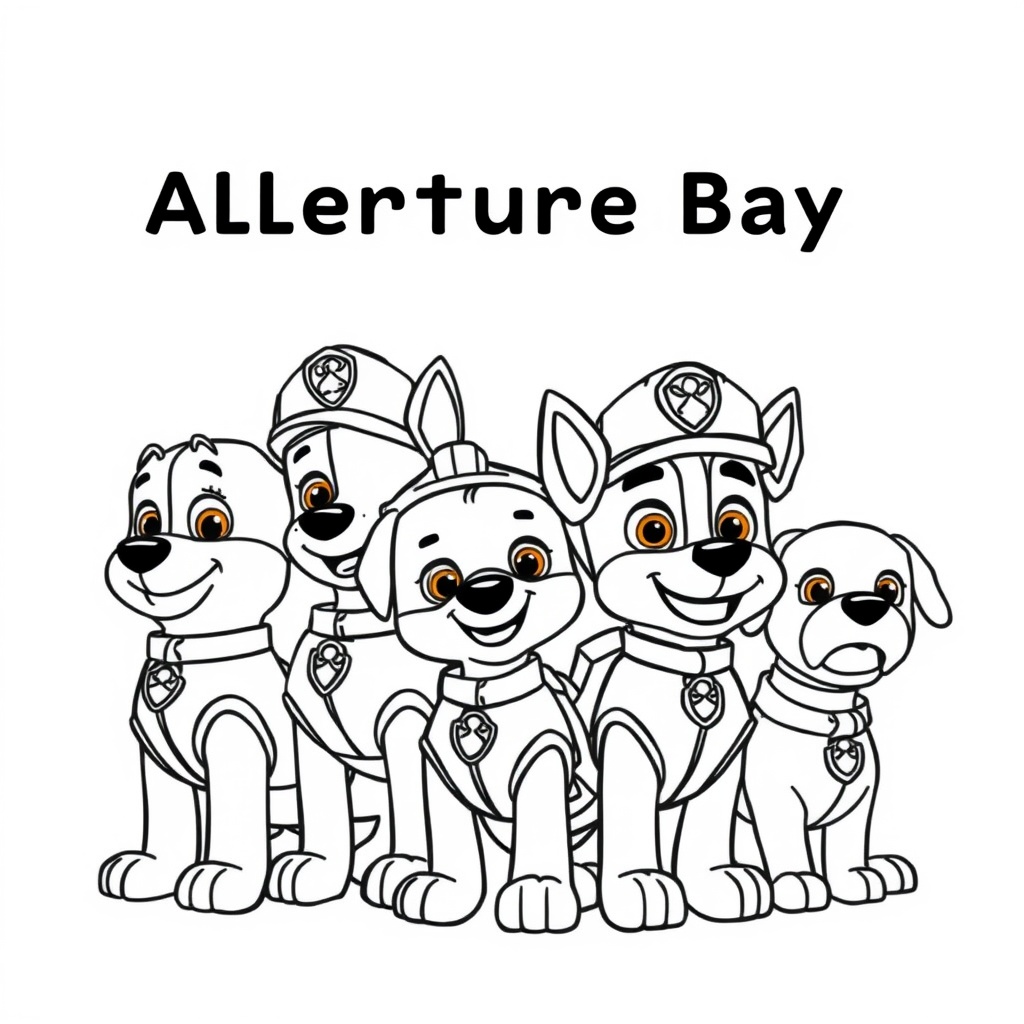 Kolorowanka Psiego Patrolu