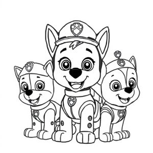 Kolorowanka Psiego Patrolu