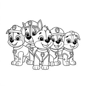 Coloring Book: Paw Patrol