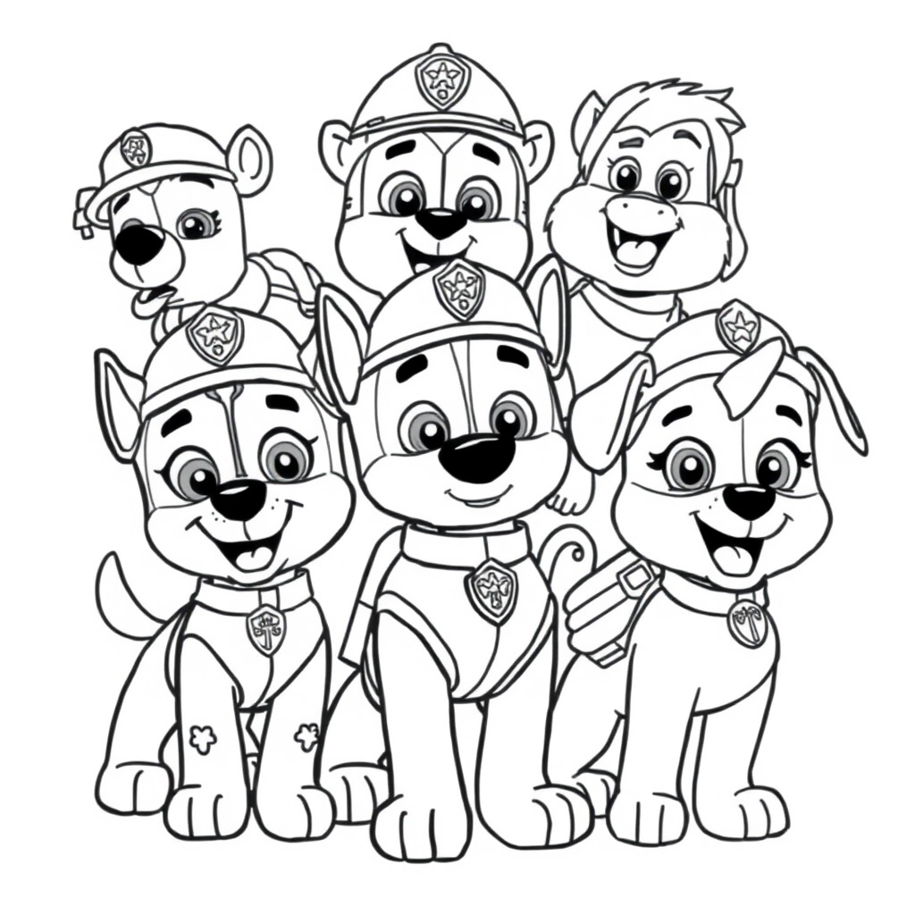Coloring Book: PAW Patrol