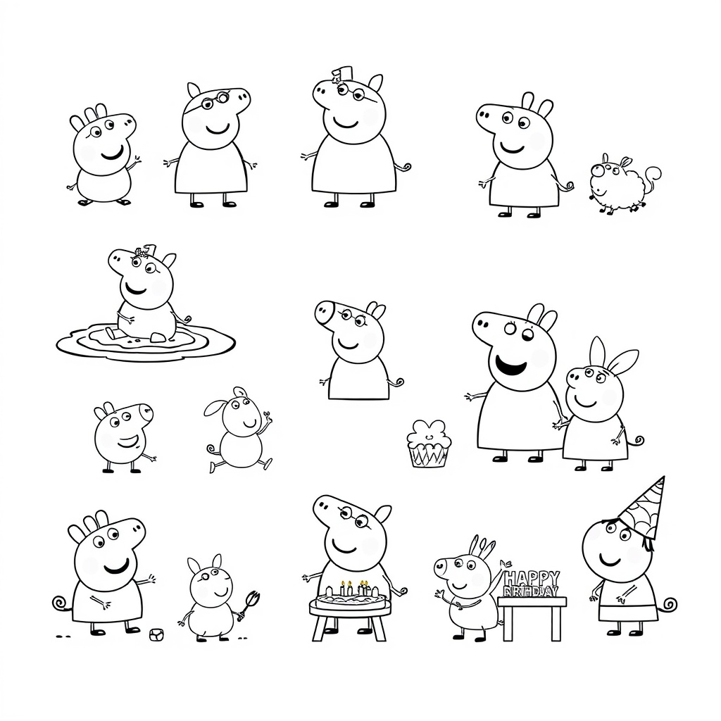 Peppa Pig w Krainie Kolorowanek