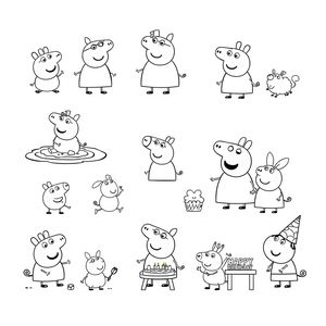 Peppa Pig w Krainie Kolorowanek