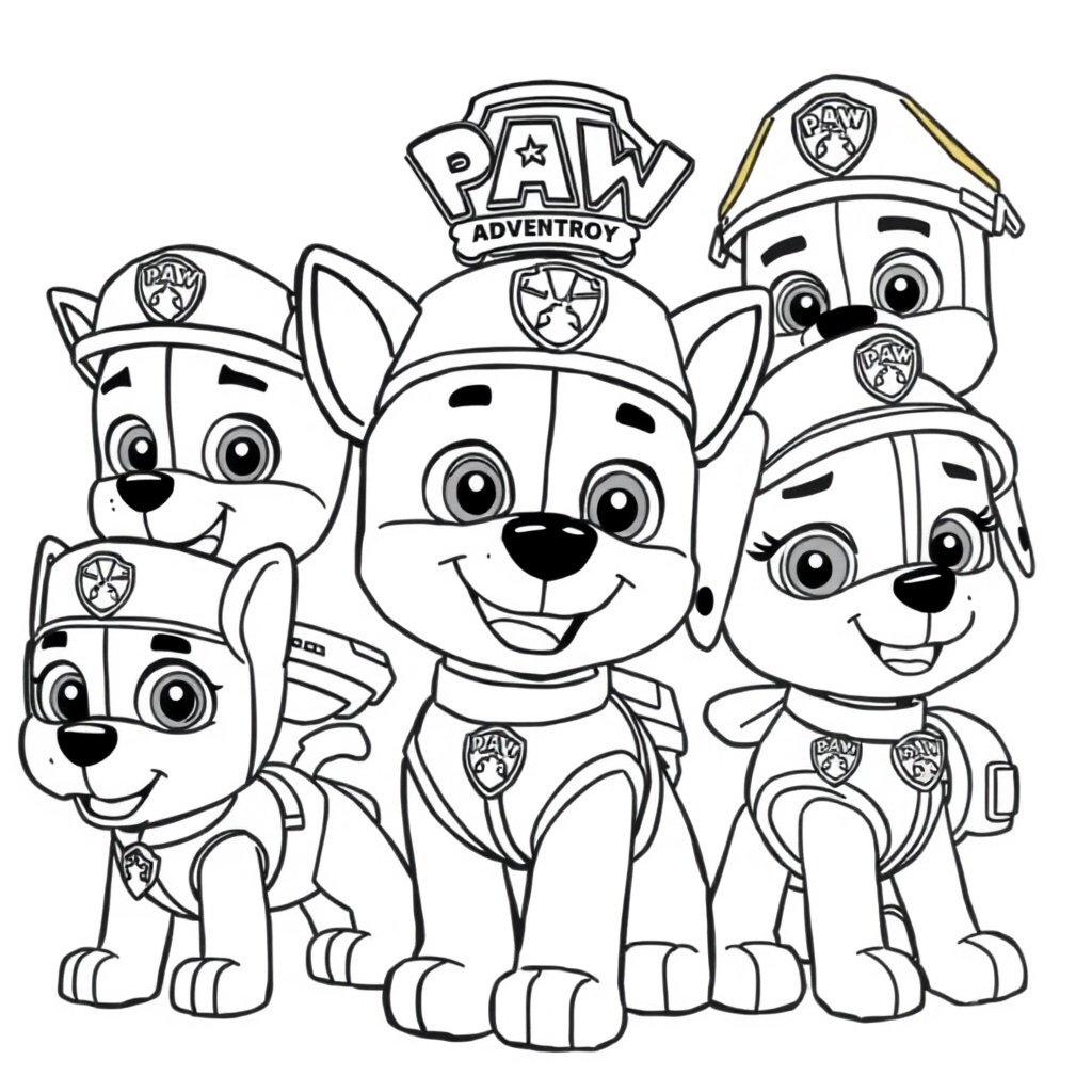 PAW Patrol Coloring Book