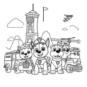 PAW Patrol Coloring Book