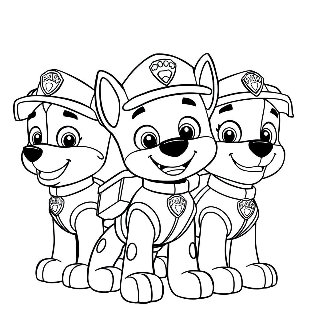 Kolorowanka Psi Patrol - Misje Bohaterskich Szczeniąt