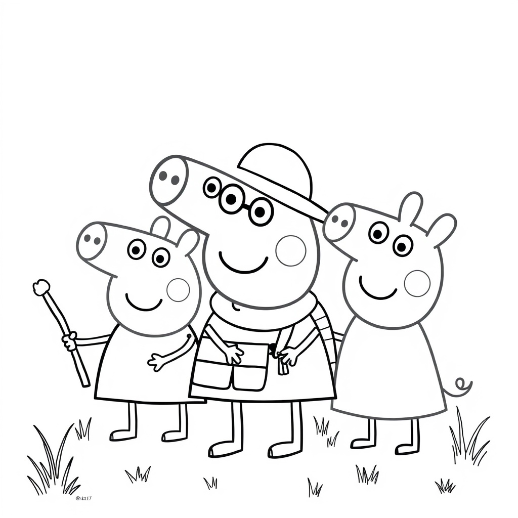 Peppa Pig Kolorowanka