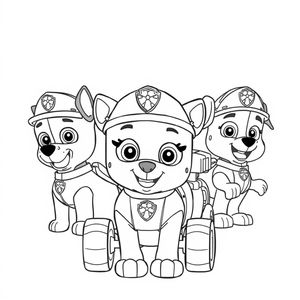 PAW Patrol Pups Coloring Book