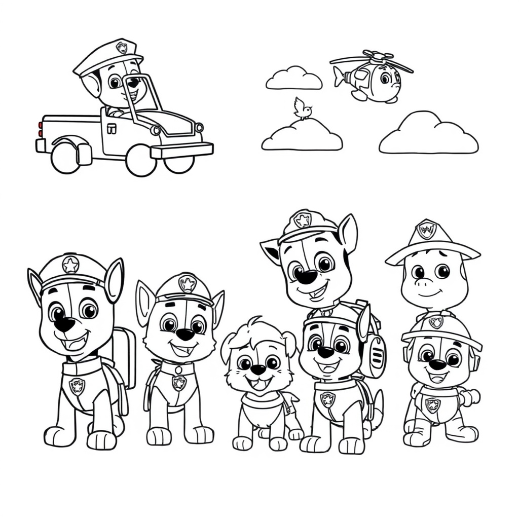 Coloring Book: PAW Patrol