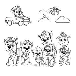 Coloring Book: PAW Patrol
