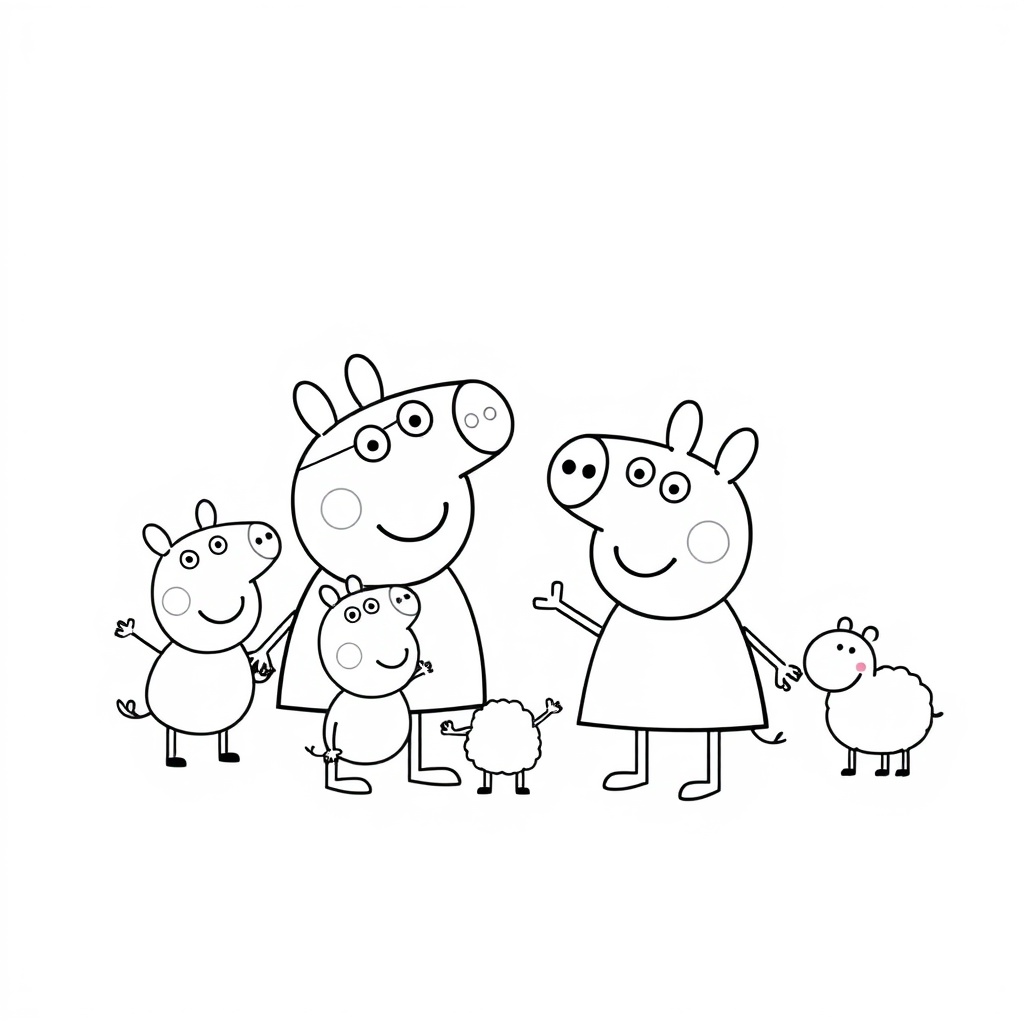Peppa Pig Coloring Book