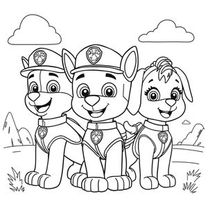 Kolorowanka Psiego Patrolu