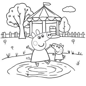 Kolorowanki Peppa Pig