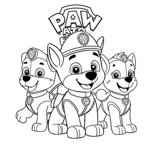 Kolorowanka Psi Patrol