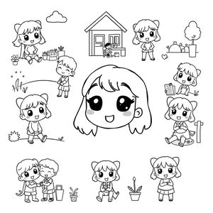 Kolorowanka: Świat Bluey