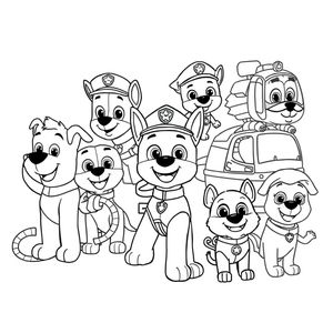 Psi Patrol Kolorowanka