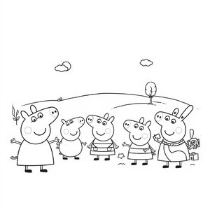 Przygody Peppy Pig: Kolorowanka