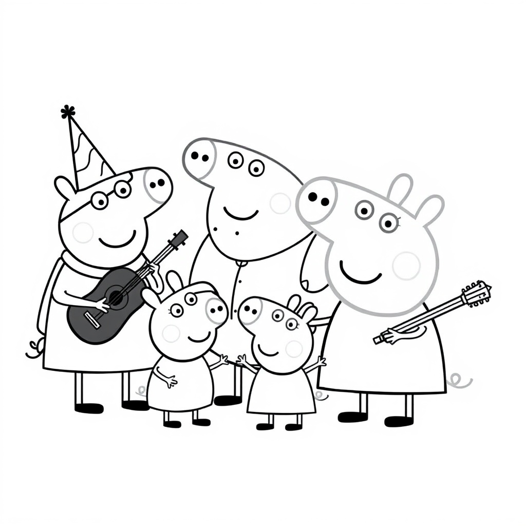 Kolorowanka Peppa Pig