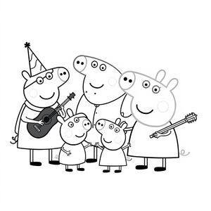 Kolorowanka Peppa Pig