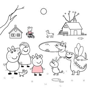 Kolorowanka Peppa Pig