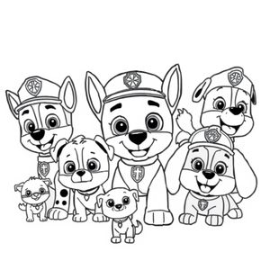PAW Patrol Coloring Book