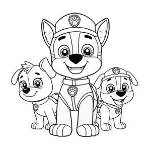 Psi Patrol - Kolorowanka