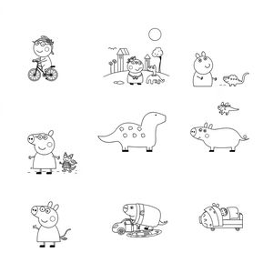 Kolorowanka Peppa Pig