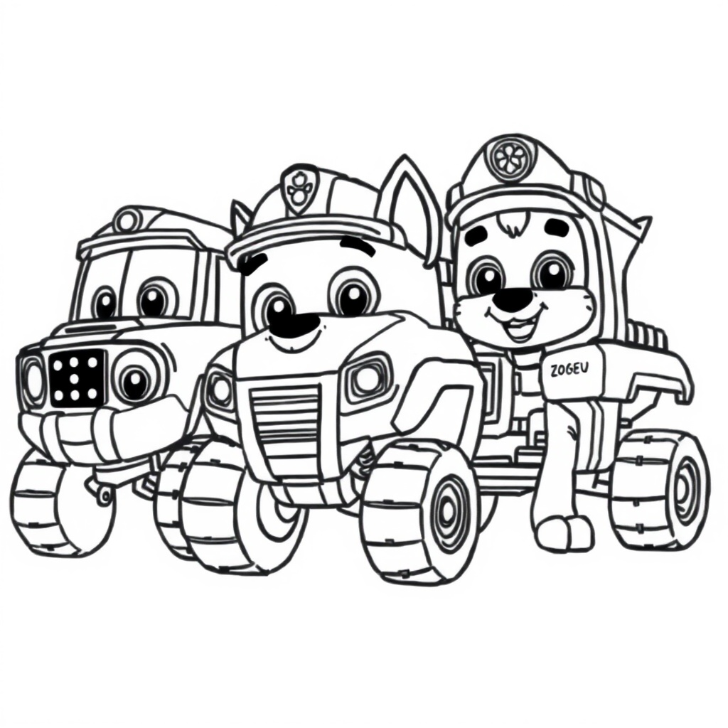 Kolorowanka Psi Patrol