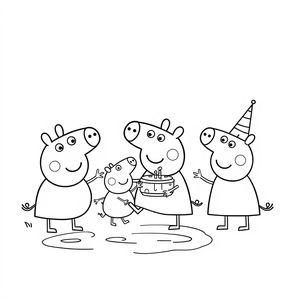 Kolorowanka Peppa Pig