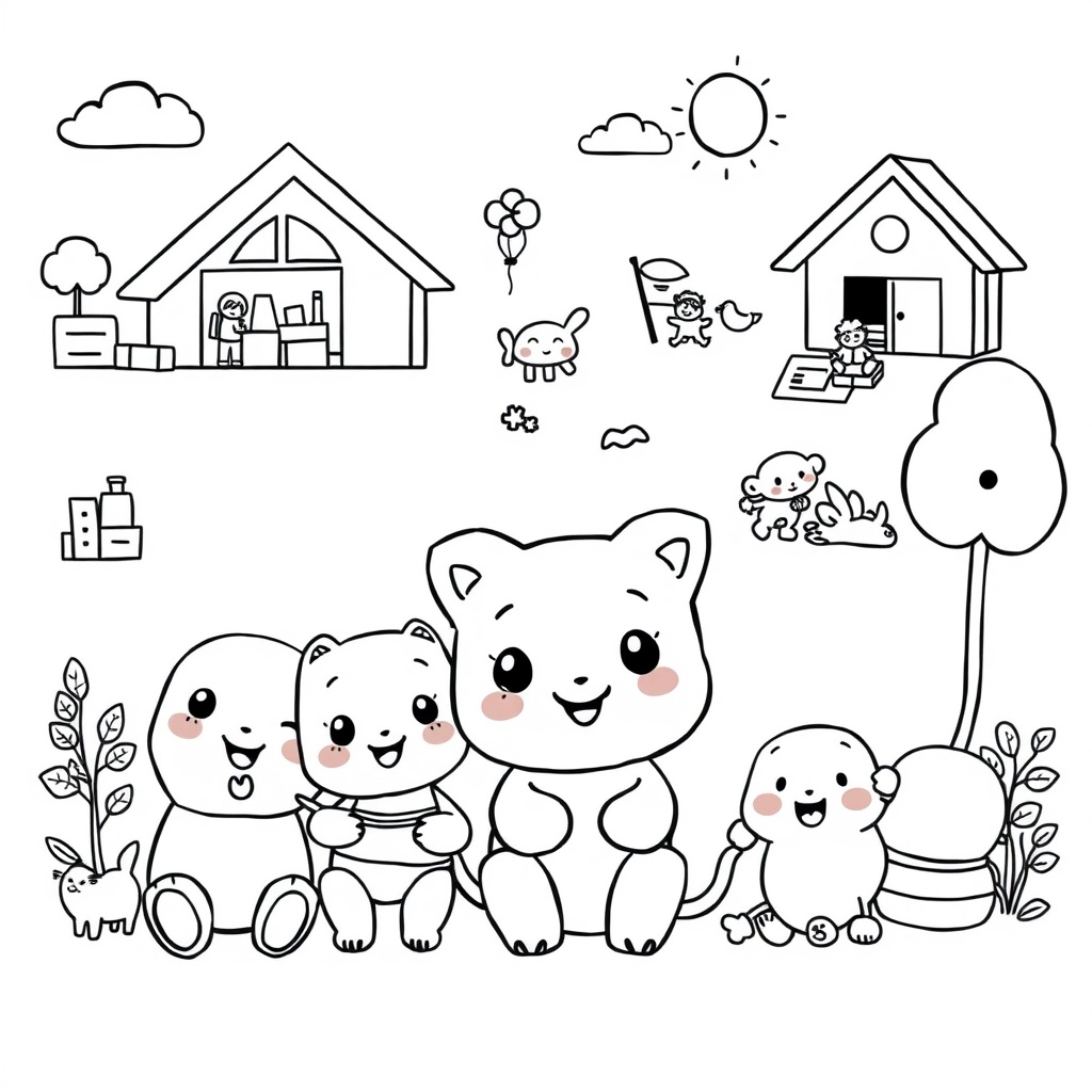 Libro de Colorear Bluey: Aventuras del Cachorro