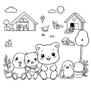 Bluey Coloring Book: Puppy's Adventures