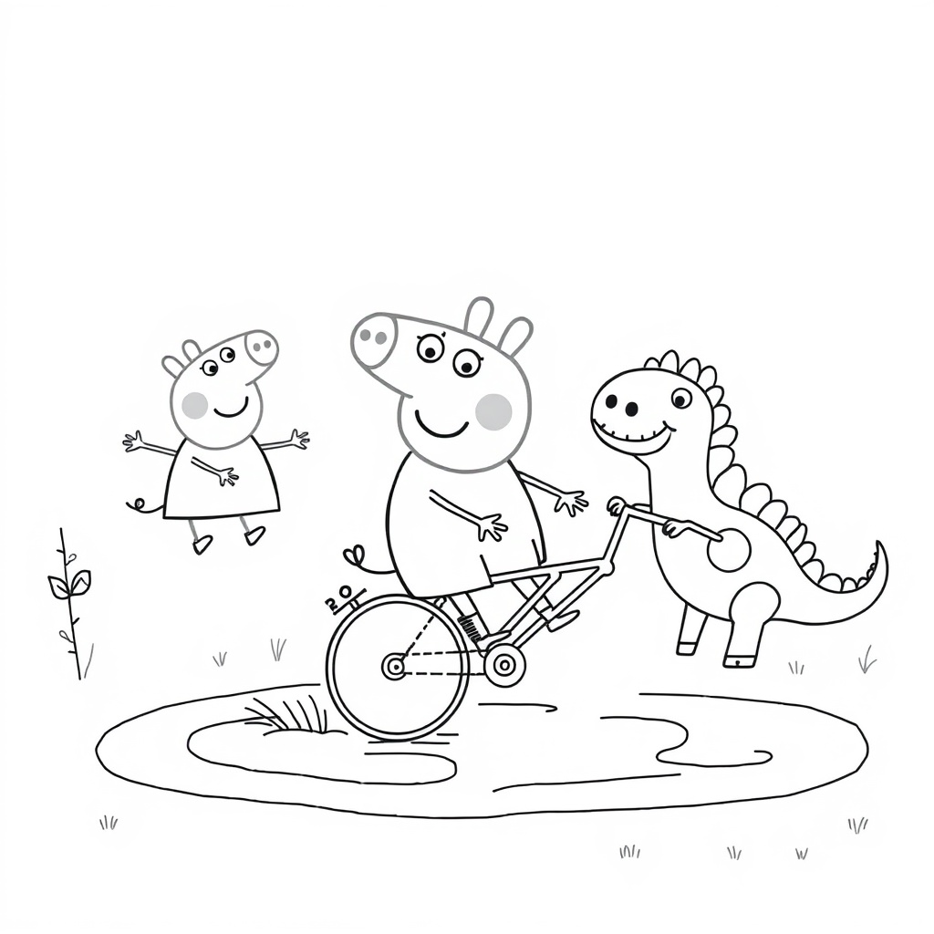 Kolorowanka Peppa Pig