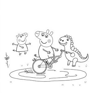 Kolorowanka Peppa Pig