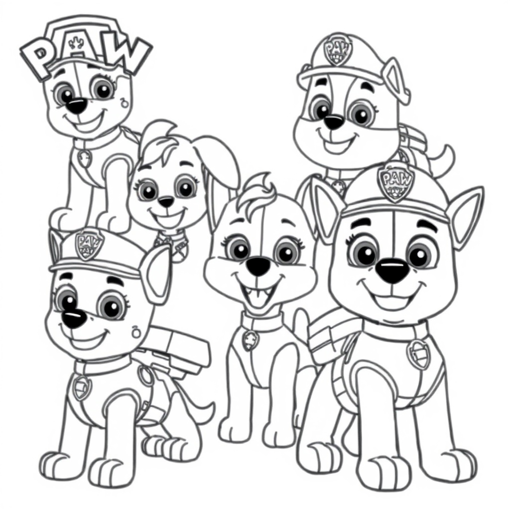 PAW Patrol Coloring Book
