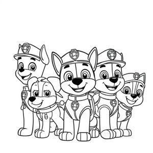 PAW Patrol: Action Coloring Book