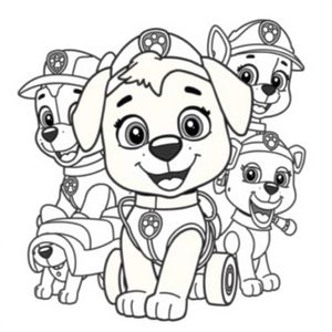 Coloring Book: PAW Patrol