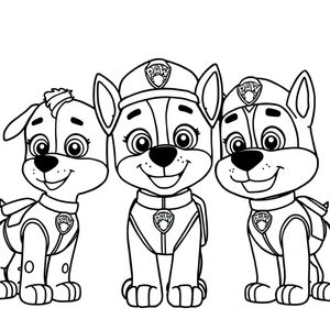Coloring Book - PAW Patrol in Action