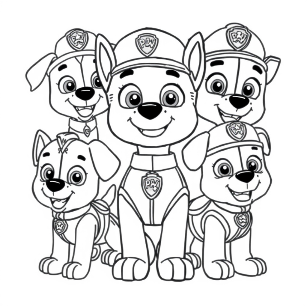 PAW Patrol Coloring Book
