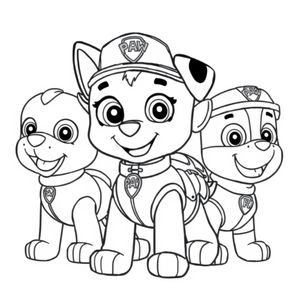 Kolorowanka Psi Patrol