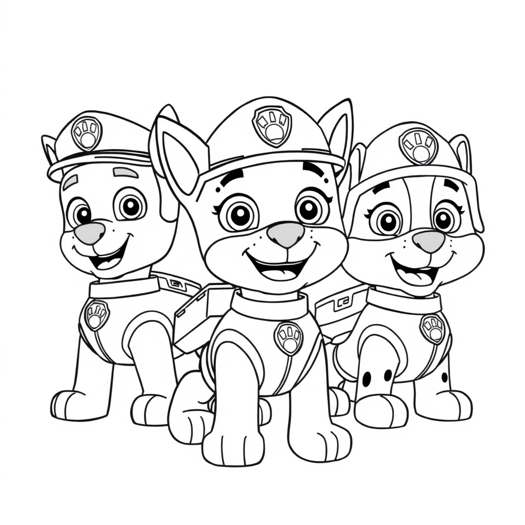 PAW Patrol Coloring Page