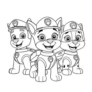 PAW Patrol Coloring Page