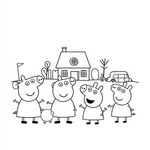 Peppa Pig Coloring Book