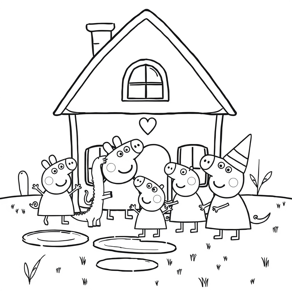 Kolorowanka Peppa Pig