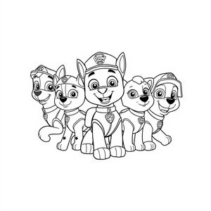 Coloring Book: PAW Patrol