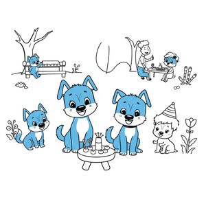 Bluey Coloring Book: Adventures with the Heelers